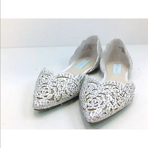 “Lucy” Blue by Betsey Johnson wedding flats